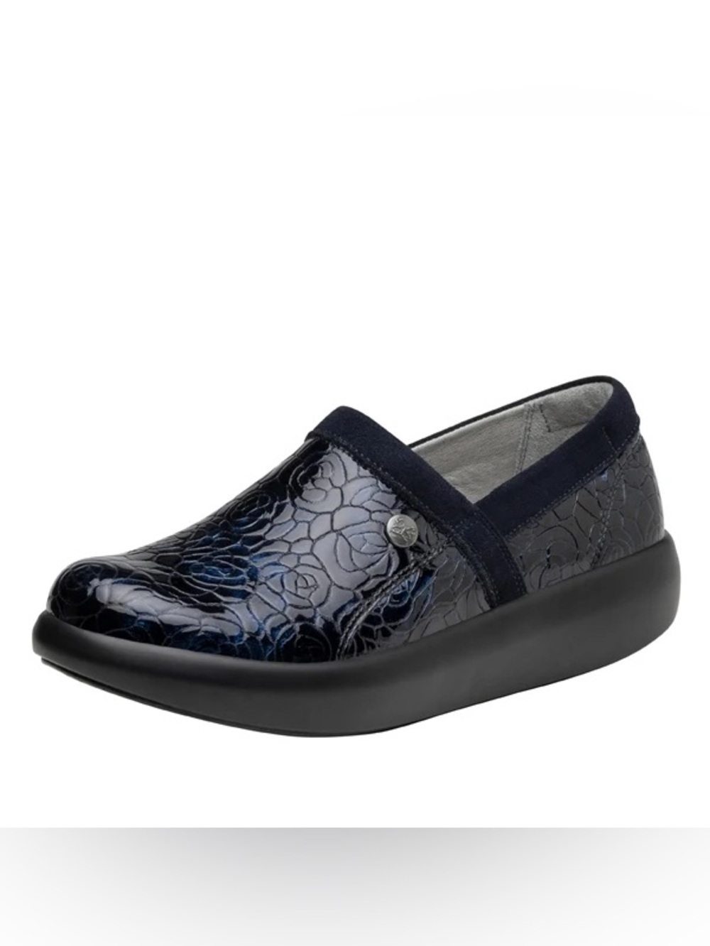 Alegria Emry Slip-On Loafer Moody Blues Floral Leather Shoes Size 39 (8-8.5)